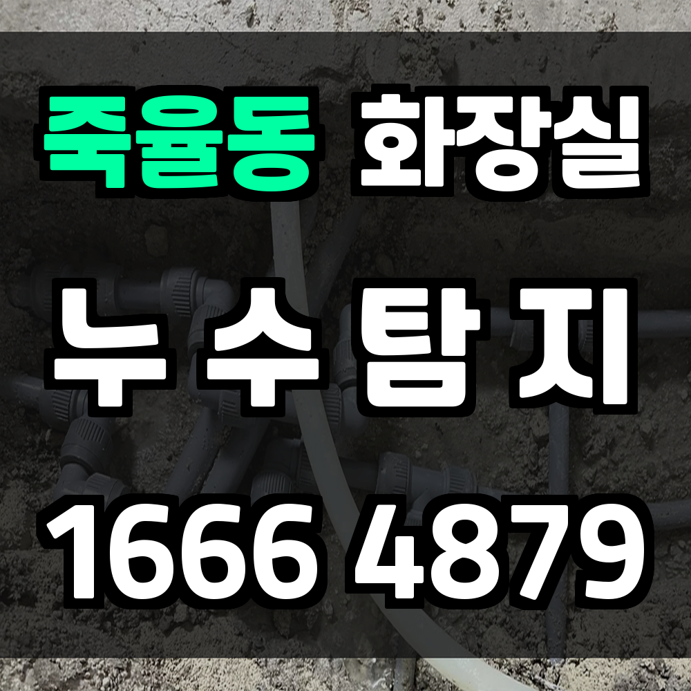 죽율동 화장실 누수탐지 정확한 진단으로 피해 최소화