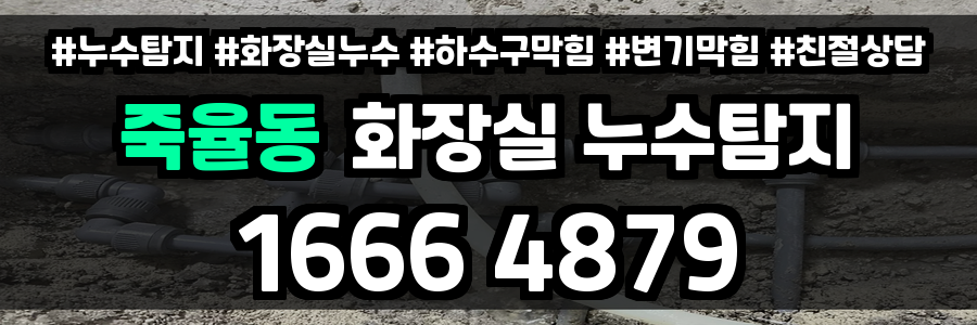 죽율동 화장실 누수