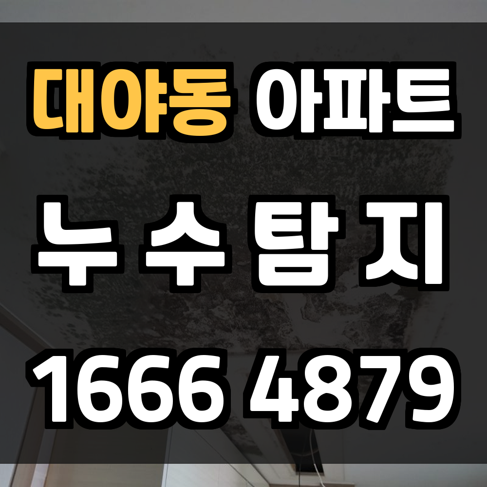 대야동 아파트 누수