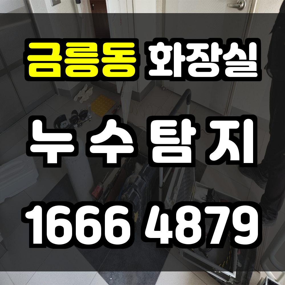 금릉동 화장실 누수