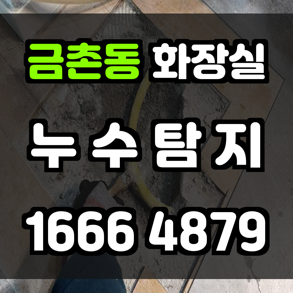 금천동 화장실 누수