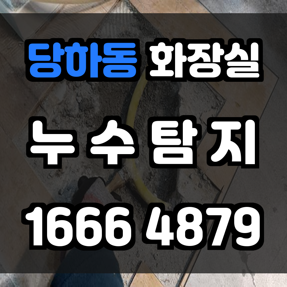 당하동 화장실 누수