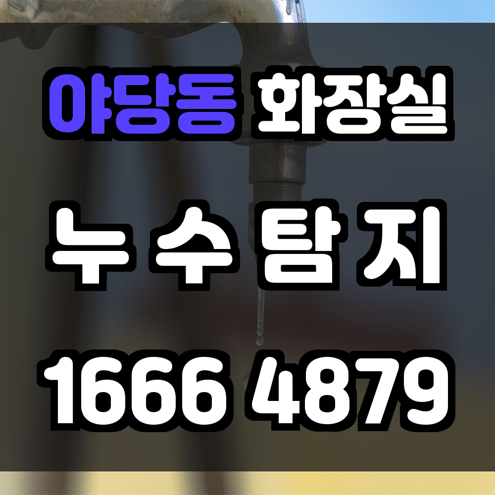 야당동 화장실 누수탐지 정밀 진단과 빠른 복구로 안심 해결