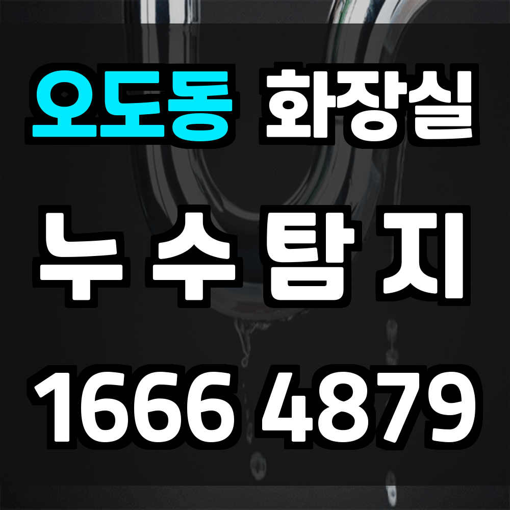 오도동 화장실 누수탐지로 안전한 주거 환경 만들기