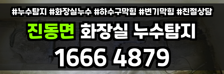 진동면 화장실 누수