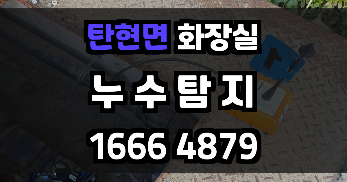 탄현면 화장실 누수