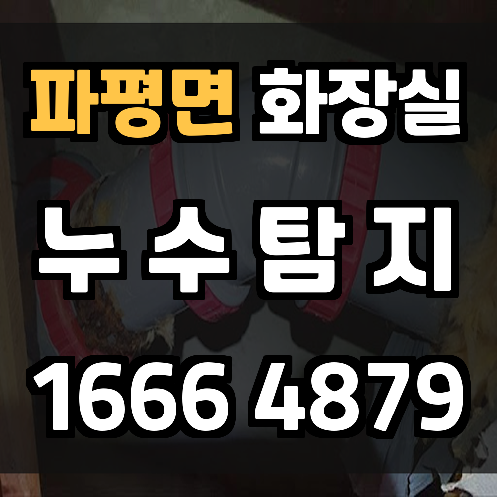 파평면 화장실 누수탐지로 주거 환경을 안전하게 지키세요
