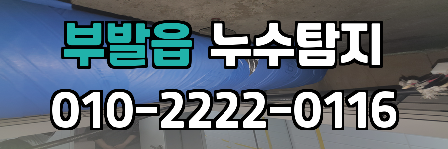 부발읍 누수탐지 비용