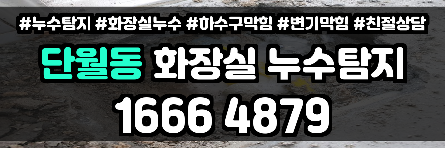 단월동 화장실 누수