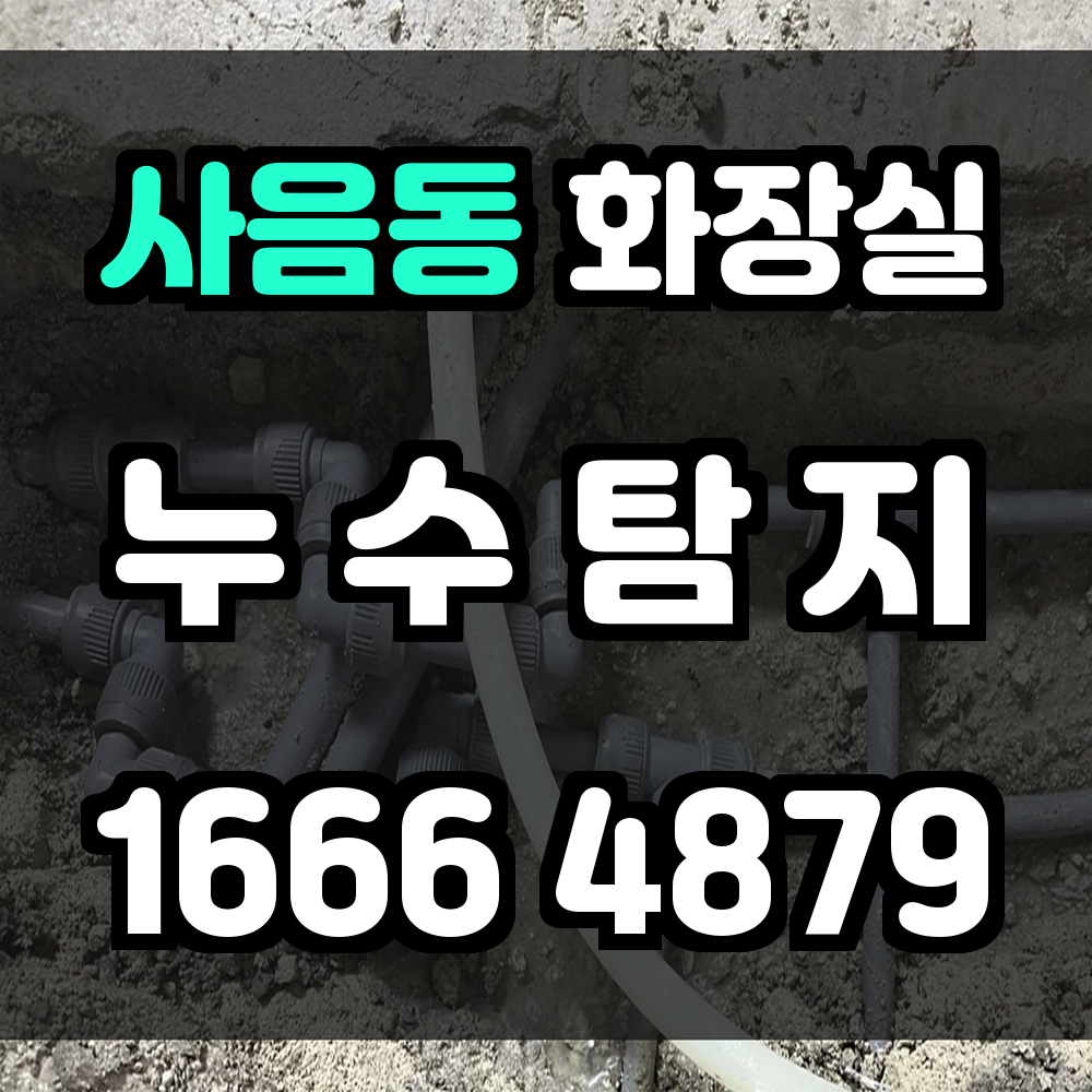 사음동 화장실 누수