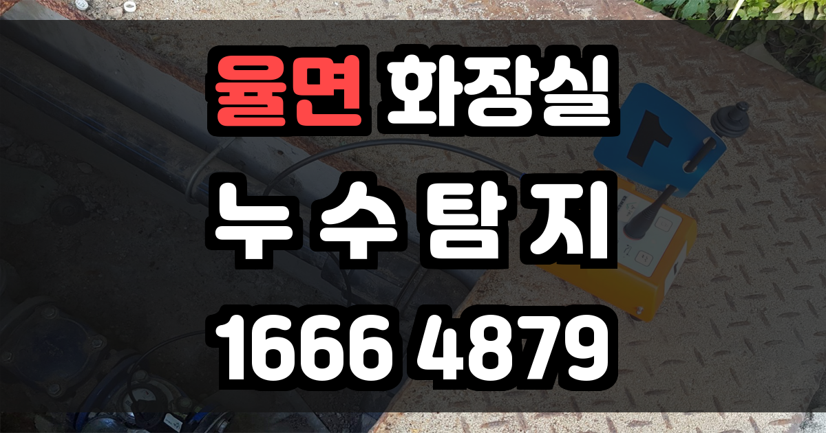 율면 화장실 누수