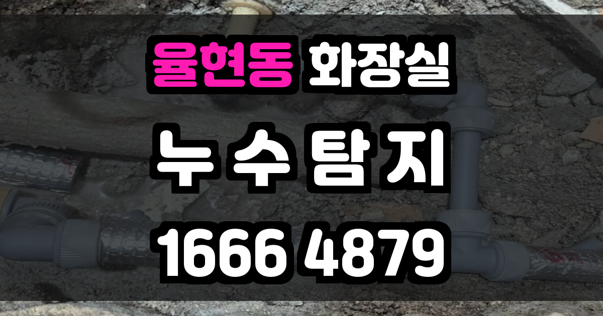 율현동 화장실 누수