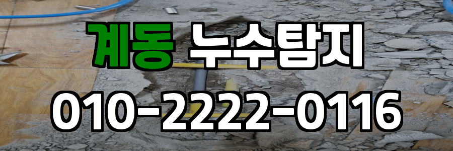 계동 누수탐지 비용