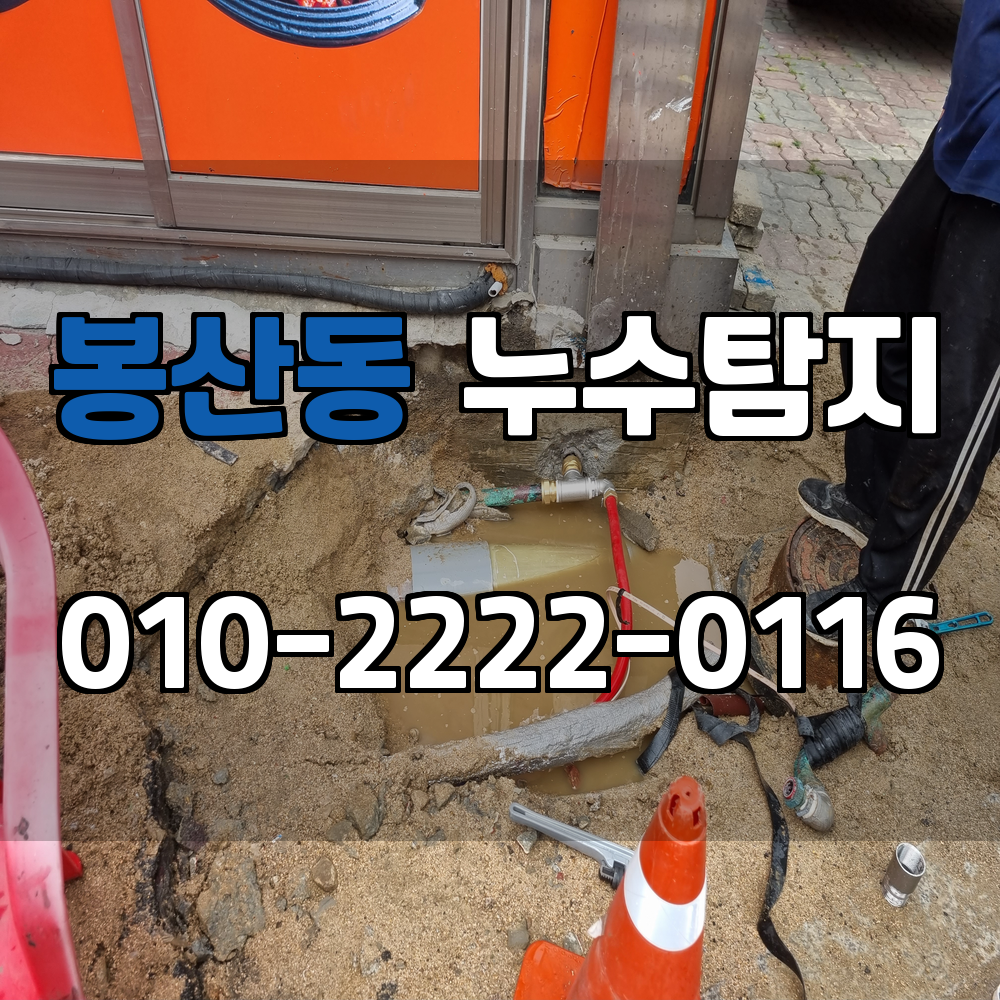 봉산동 누수탐지 서비스 지역