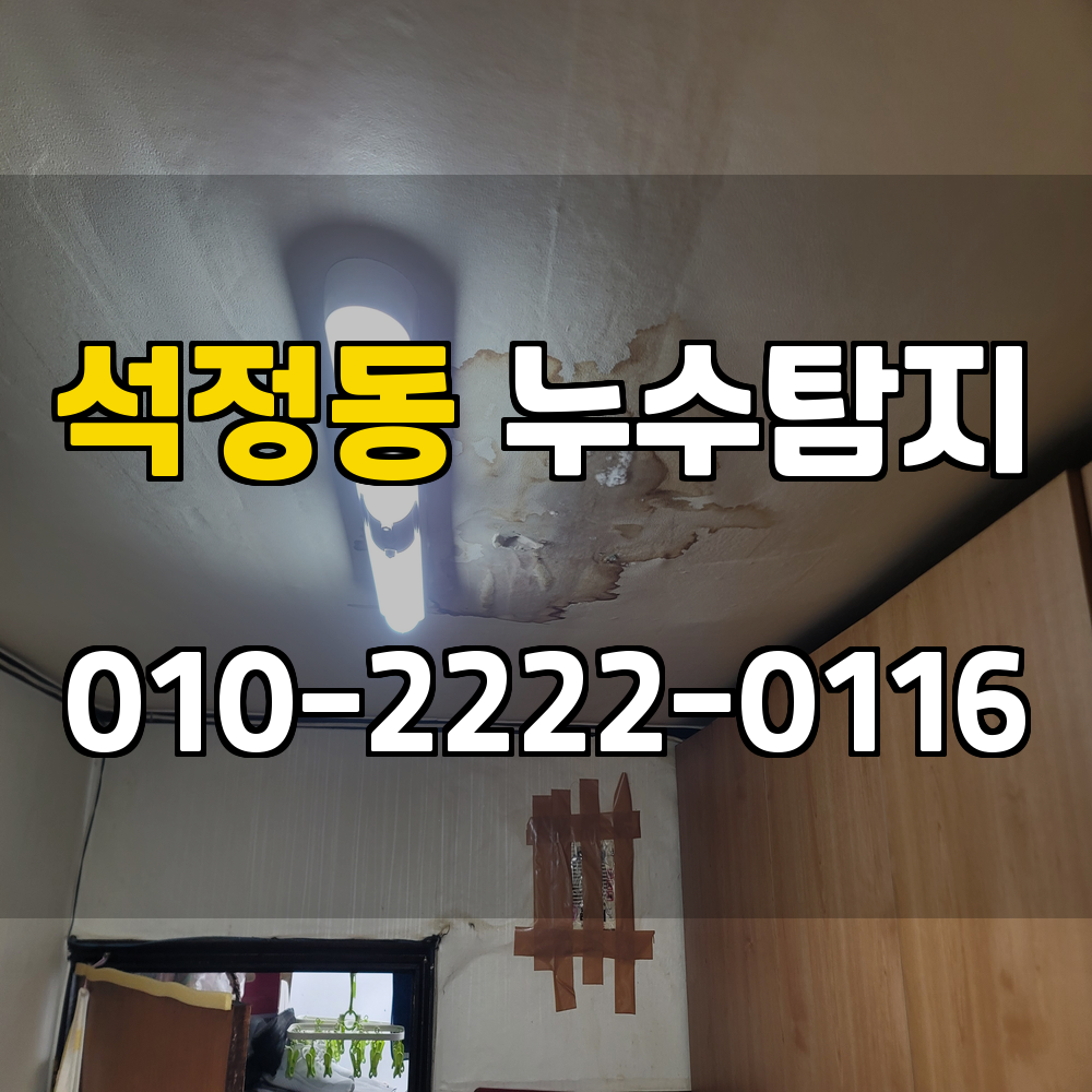 석정동 누수탐지 서비스 지역