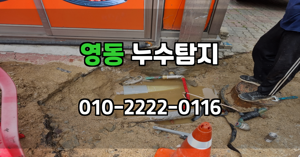 영동 누수탐지