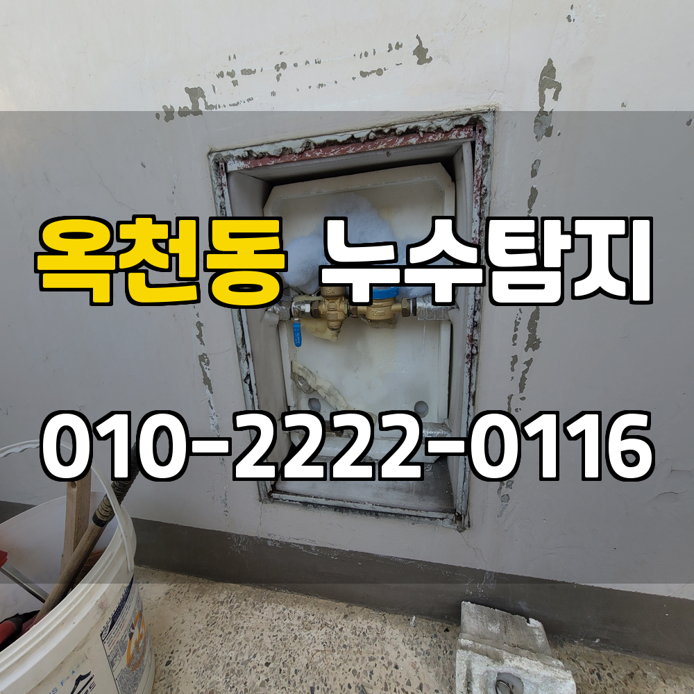 옥천동 누수탐지 서비스 지역