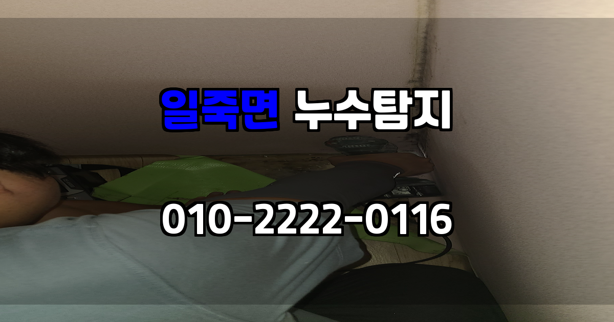 일죽면 누수탐지