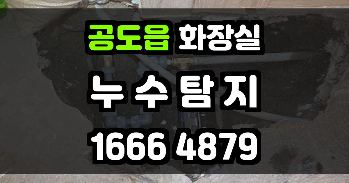 공도읍 화장실 누수