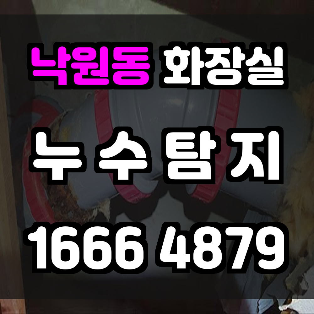 낙원동 화장실 누수