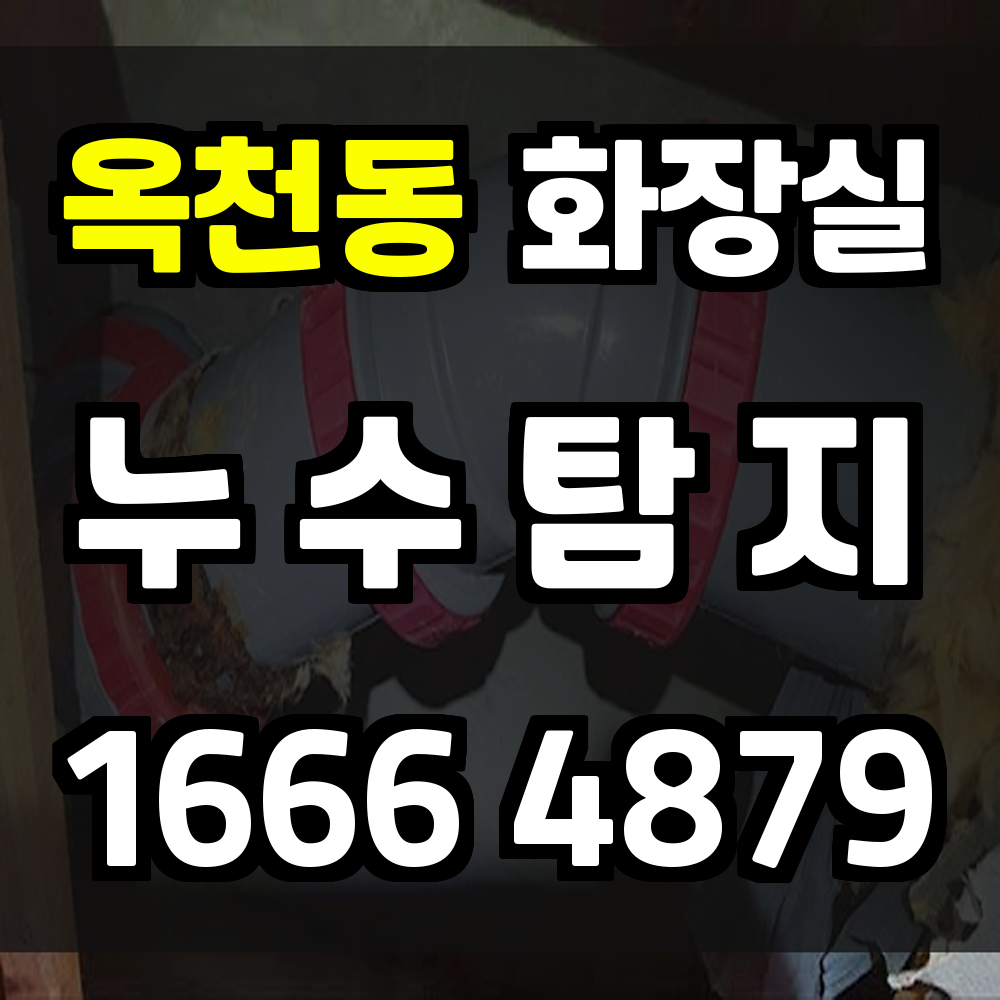 옥천동 화장실 누수탐지 생활 속 불편을 미리 막는 방법