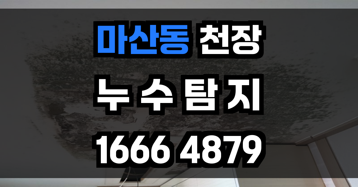 마산동 천장 누수