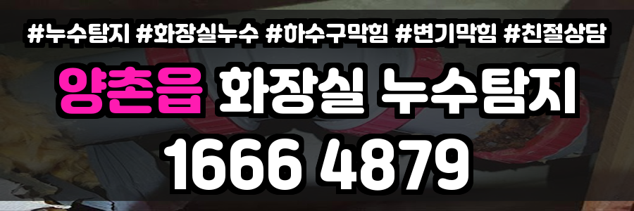 양촌읍 화장실 누수