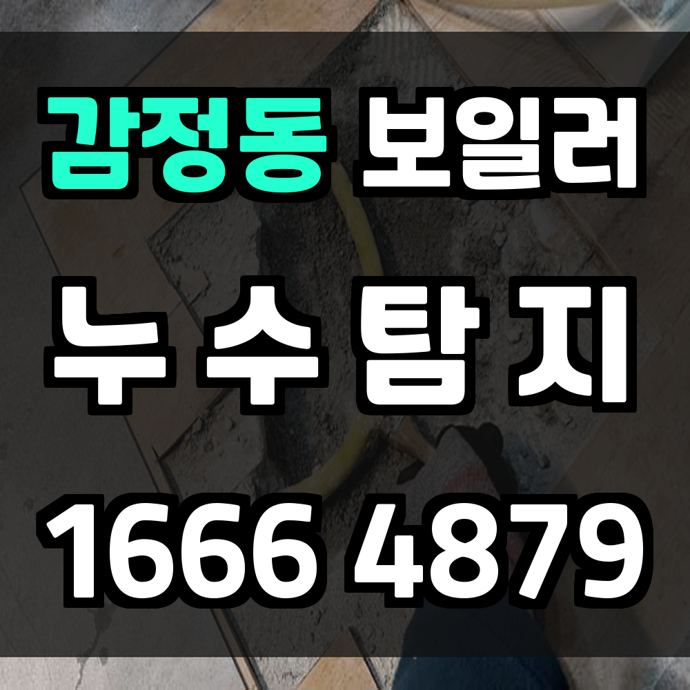 감정동 보일러 누수