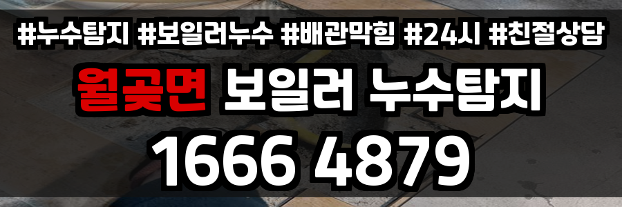 월곶면 보일러 누수