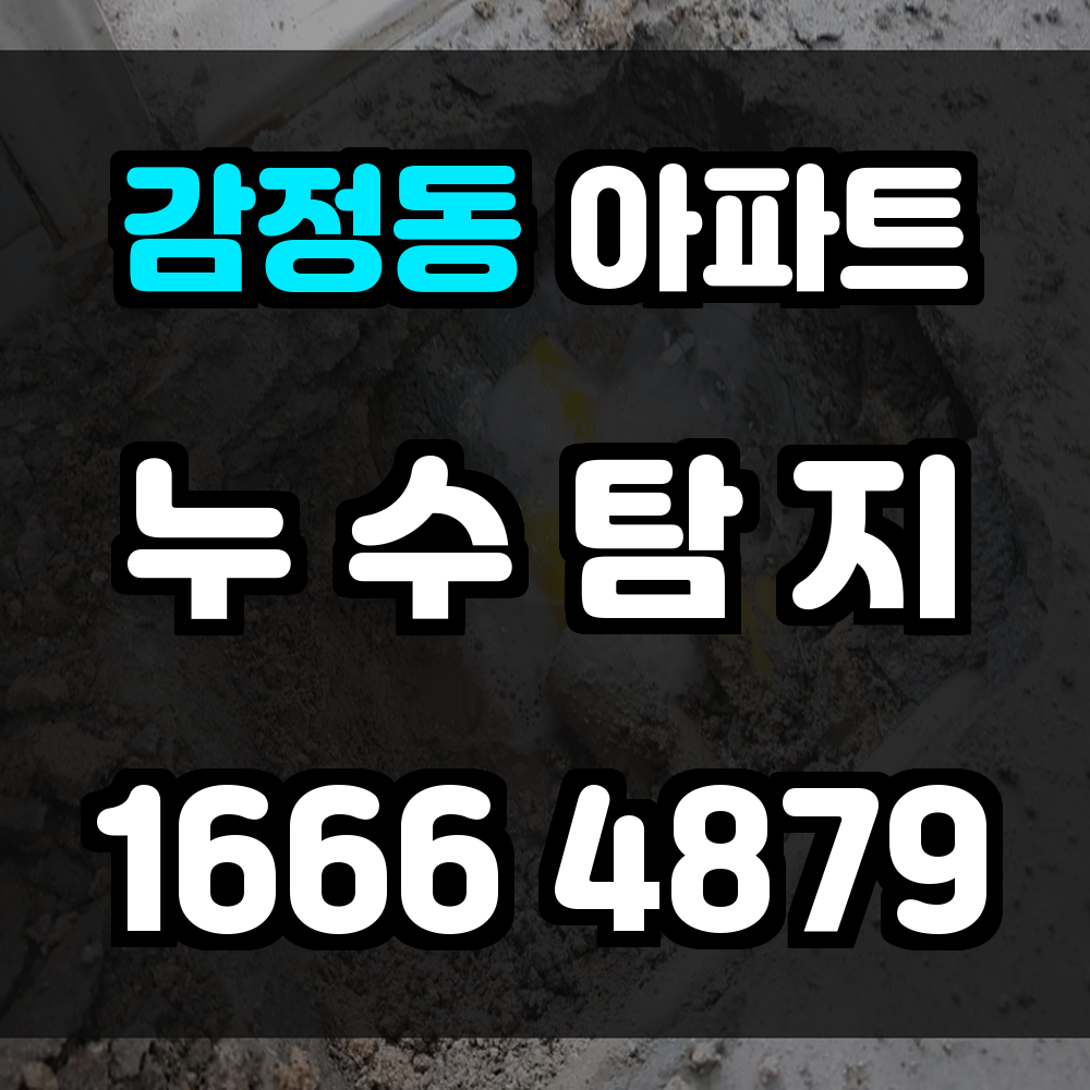 감정동 아파트 누수