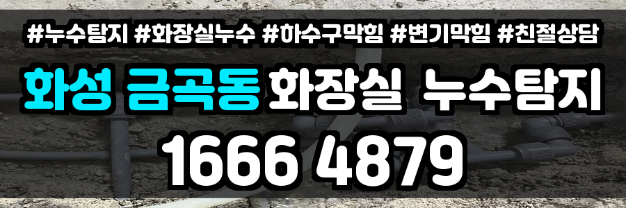 화성 금곡동 화장실 누수