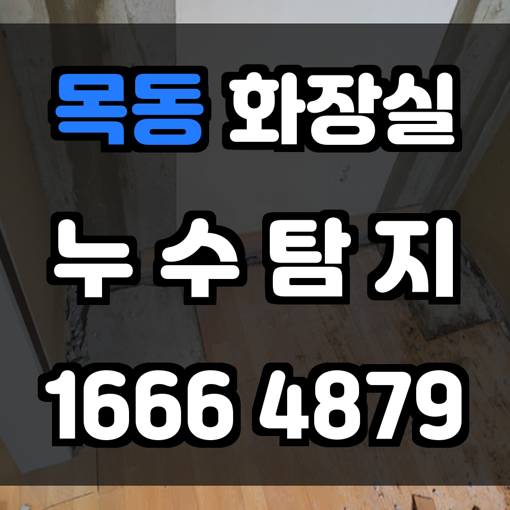 목동 화장실 누수