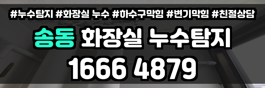 송동 화장실 누수