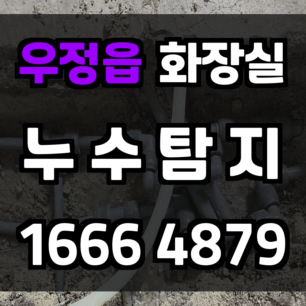 우정읍 화장실 누수탐지 빠르고 꼼꼼한 복구 서비스