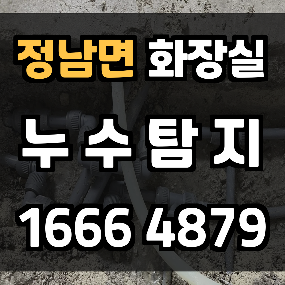 정남면 화장실 누수탐지 신속한 점검과 복구 서비스