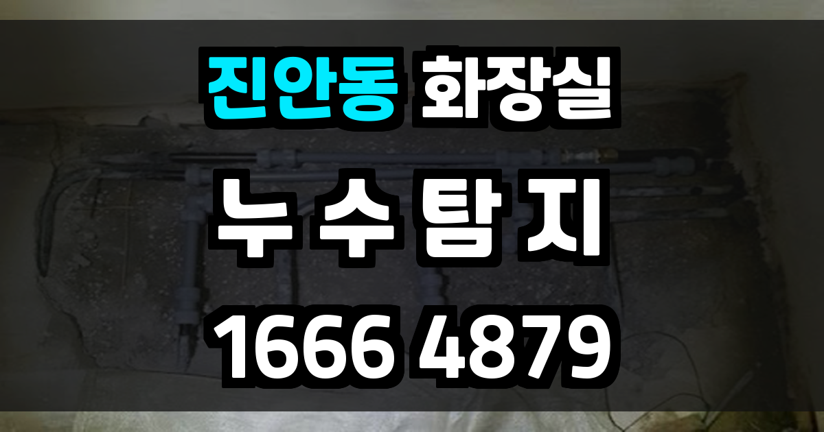 진안동 화장실 누수