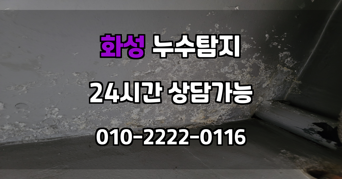 화성 누수탐지 서비스 지역