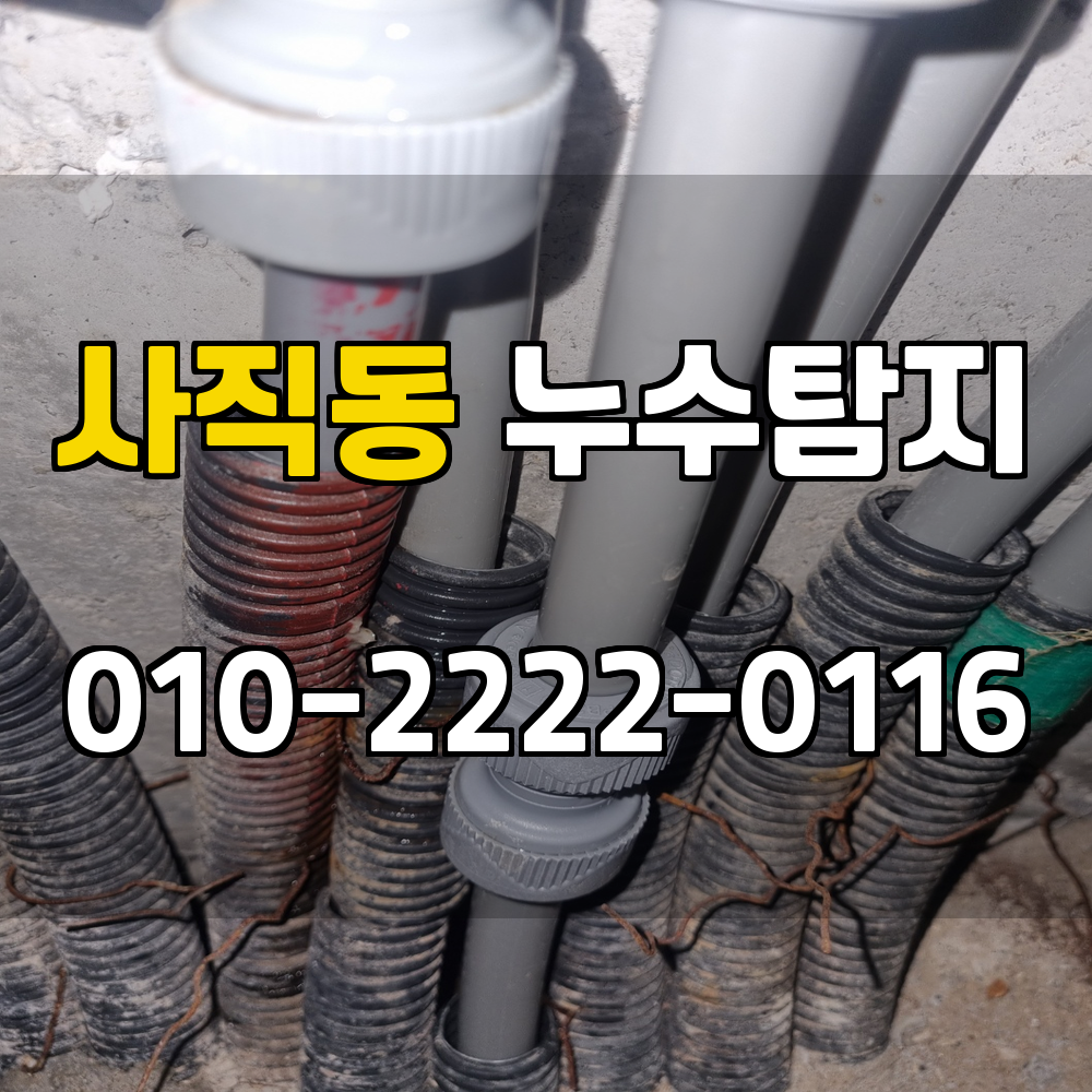 사직동 누수탐지 서비스 지역