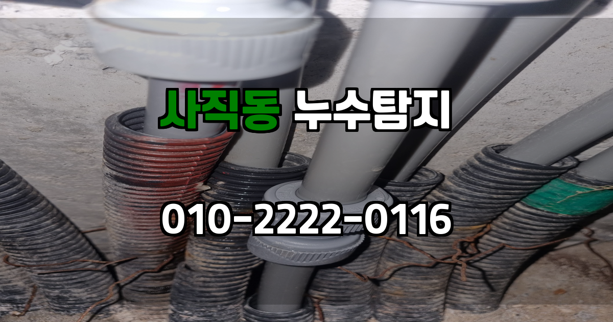 사직동 누수탐지
