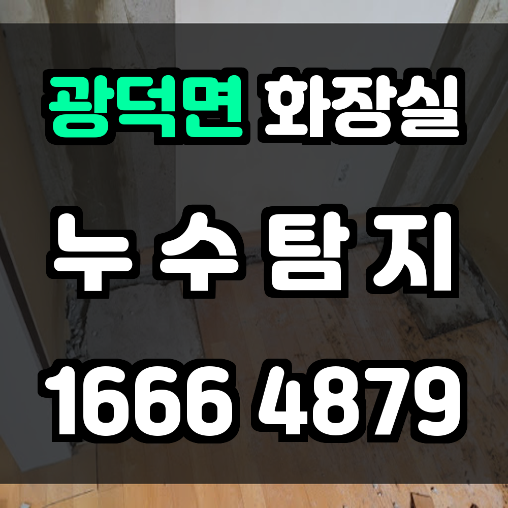 광덕면 화장실 누수