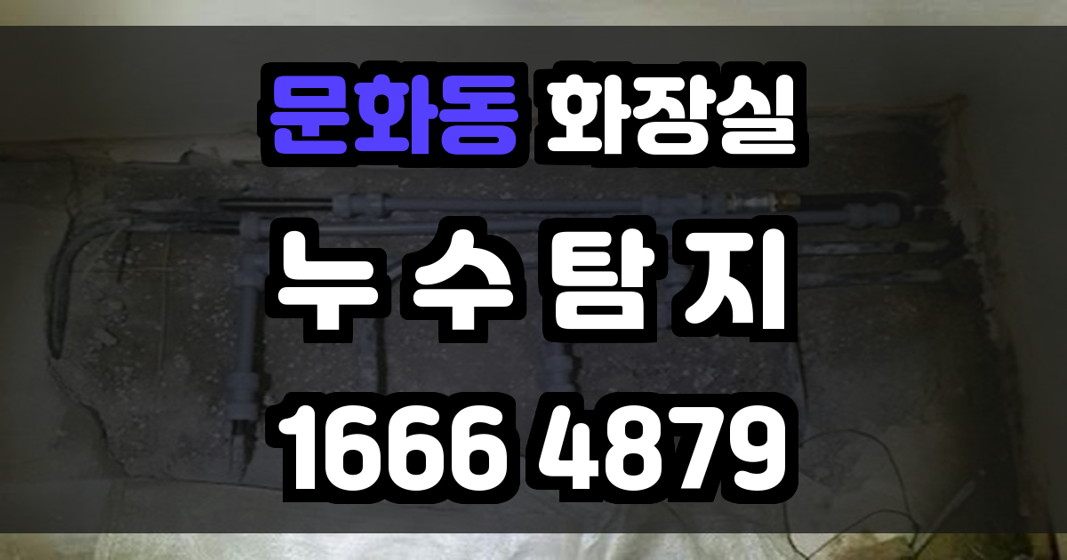 문화동 화장실 누수