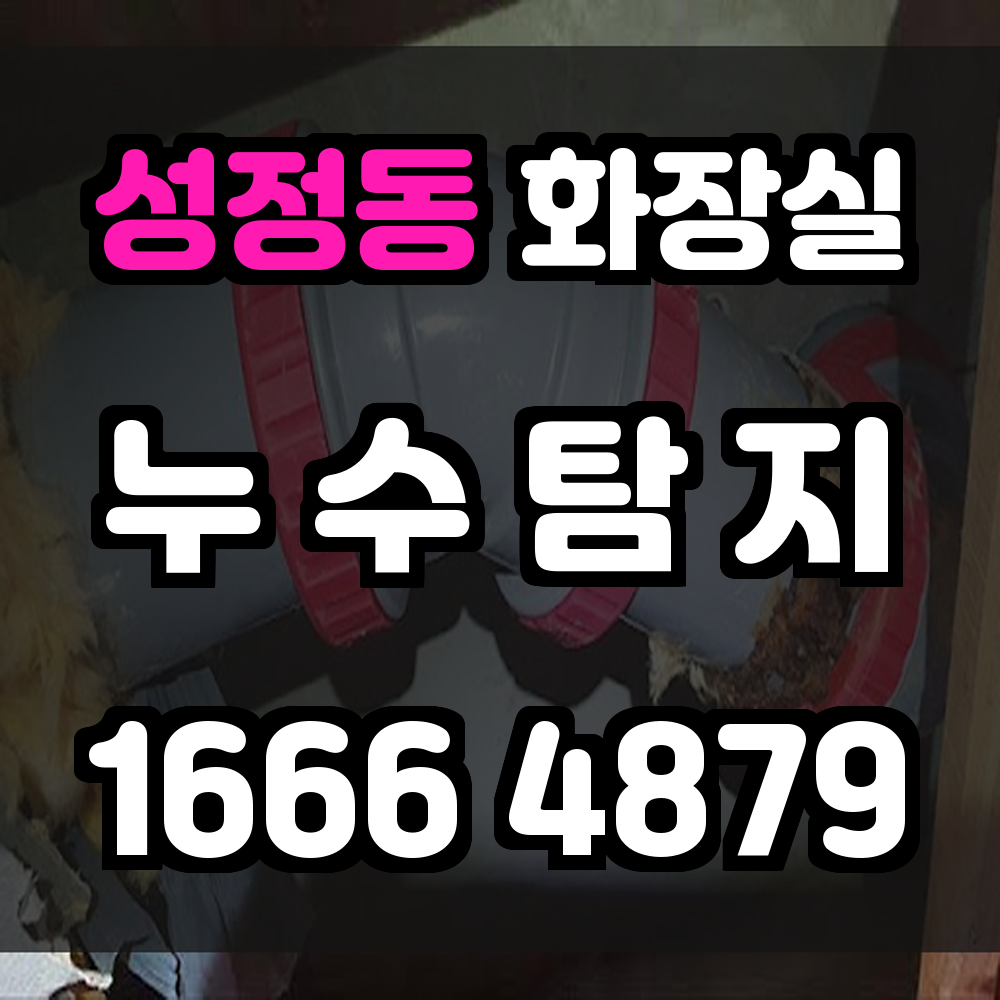성정동 화장실 누수탐지 오차 없는 진단과 빠른 대응