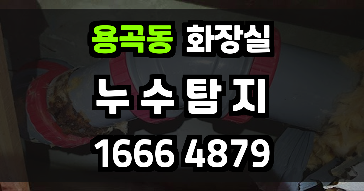 용곡동 화장실 누수