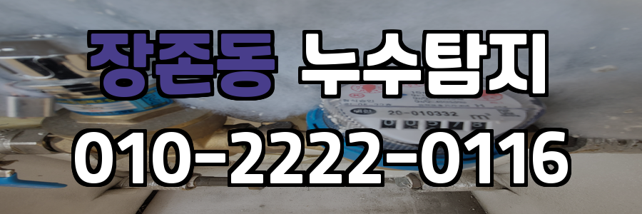 장존동 누수탐지 비용