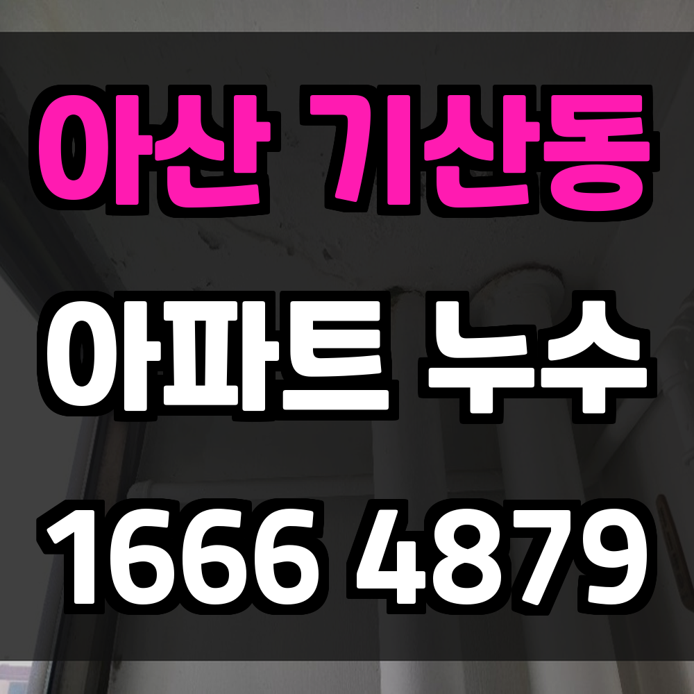 아산 기산동 아파트 누수탐지로 수분 문제를 정확하게 해결해드립니다