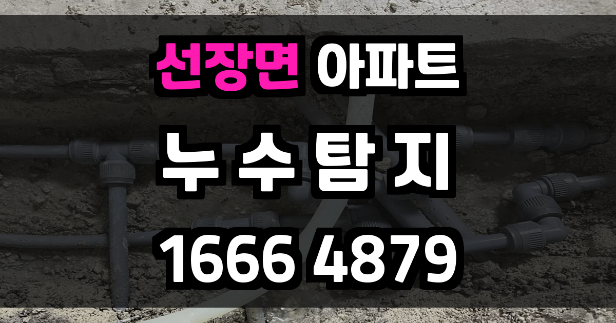 선장면 아파트 누수