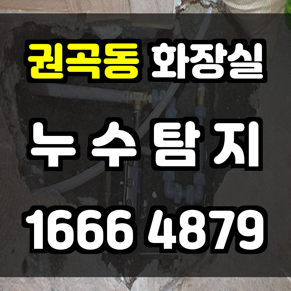 권곡동 화장실 누수