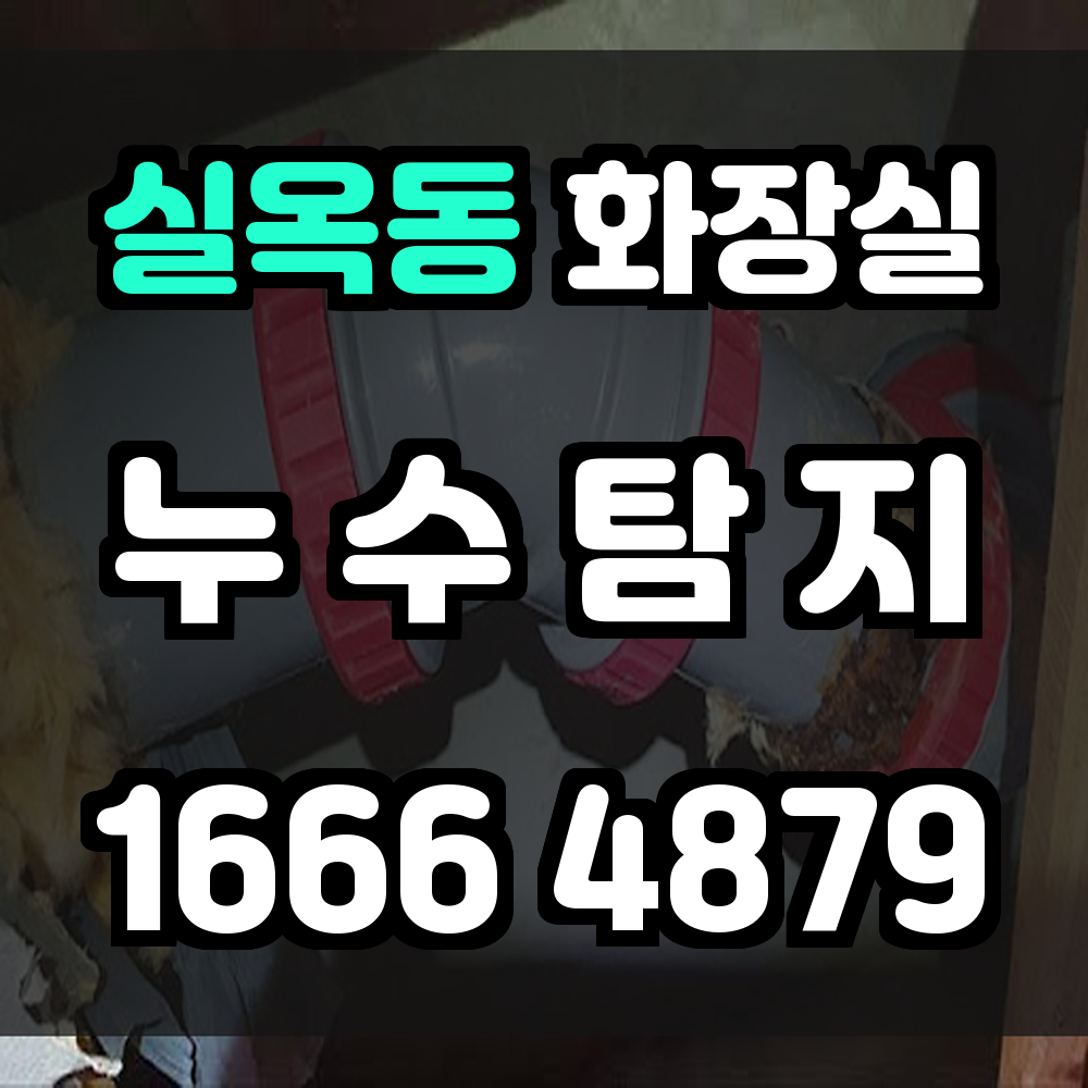 실옥동 화장실 누수탐지 보이지 않는 습기와 피해의 해결책