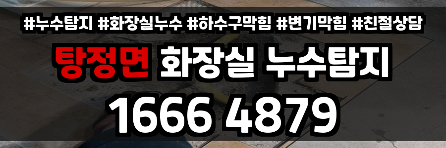 탕정면 화장실 누수