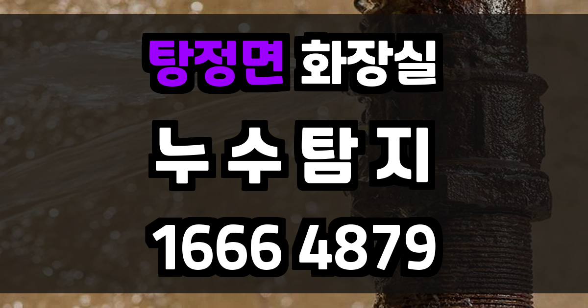 탕정면 화장실 누수